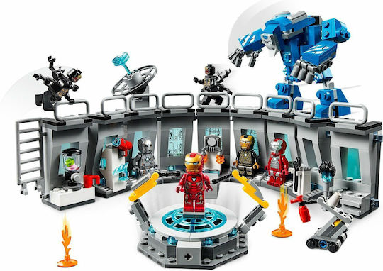 LEGO Marvel Iron Man Hall Of Armor Pentru 7+ Ani