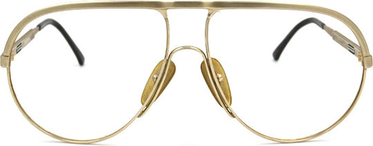 Carrera Herren Metallisches Brillengestell Gold 5305 40
