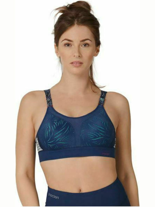 Triaction Extreme Lite N Athletic Athletic Bra with Light Padding without Underwire Navy Blue