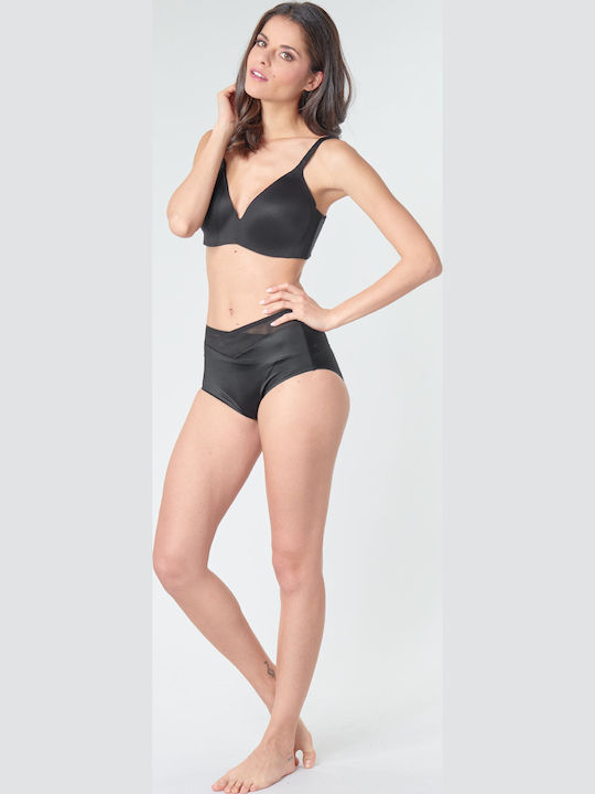 Body Make Up Soft Touch Bra with Light Padding without Underwire Black