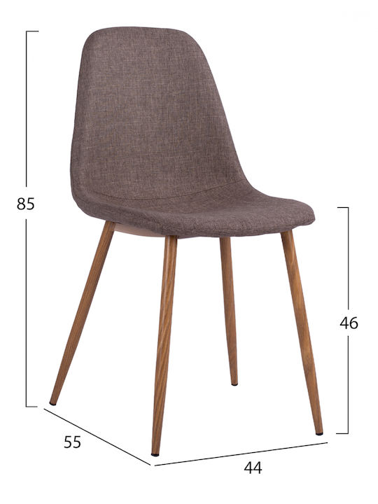 Dining Room 5pcs Sonoma / Brown 140x80cm