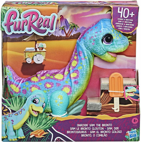 Hasbro Plush Dinosaur Snackin’ Sam the Bronto for 4+ Years