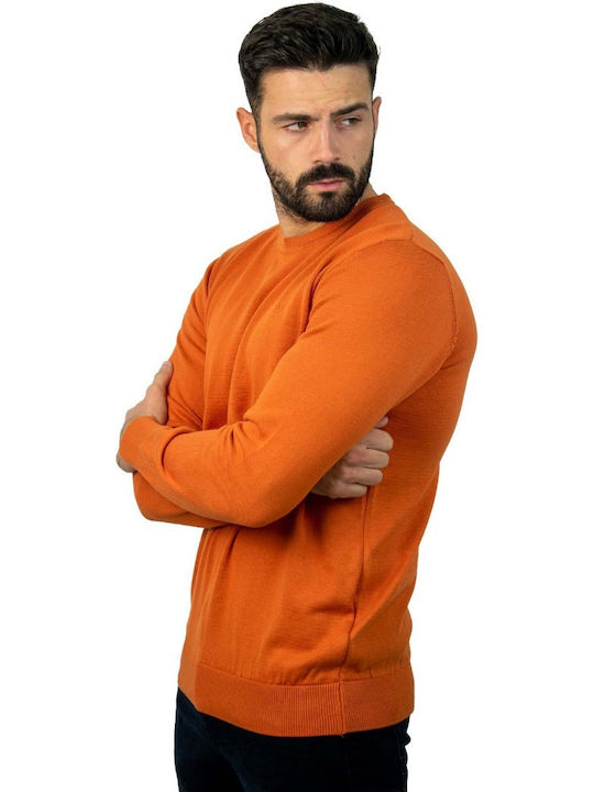 Artisti Italiani Men's Long Sleeve Sweater Orange