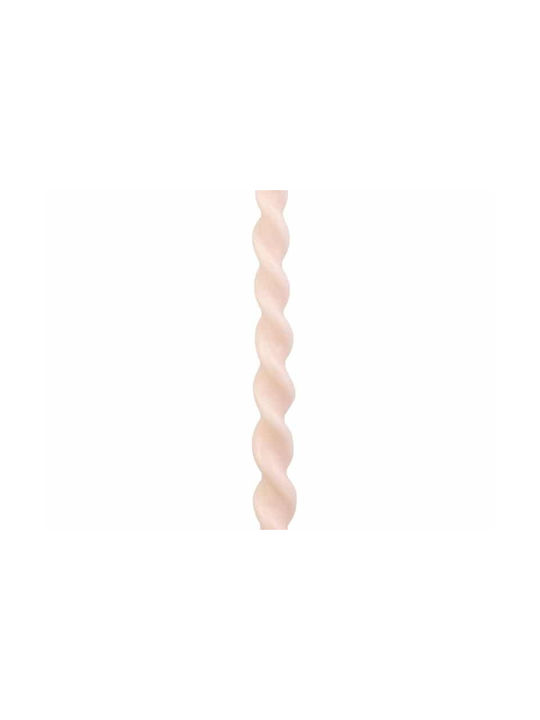 Present Time Decorative Candle Taper Pink 25cm 2pcs