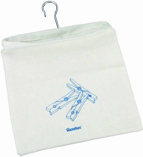 Metaltex Basket for Clothespins White