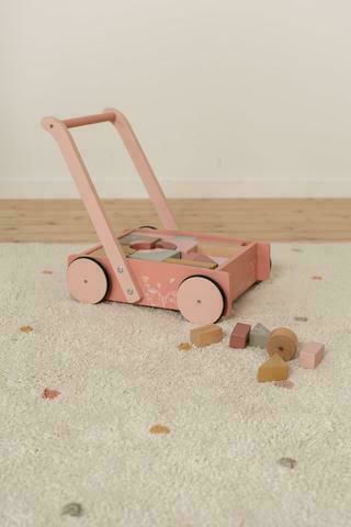 Little Dutch Dot Παιδικό Χαλί Βαμβακερό Pink 120x170cm