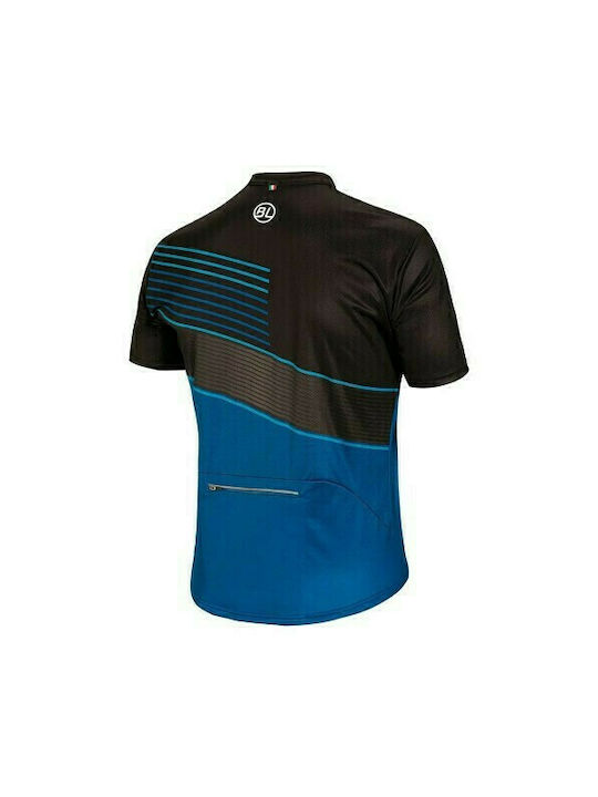 Bicycle Line Dirupo 69-44732 Kurze Ärmel Radtrikot Schwarz/Blau