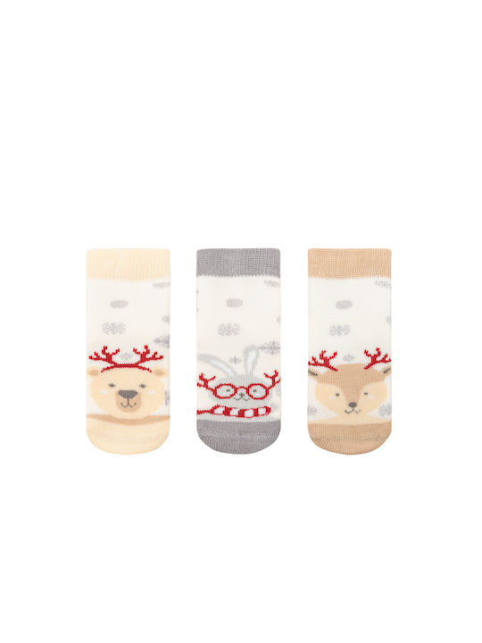 Kikka Boo Boys 3 Pack Knee-High Socks Multicolour