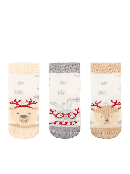 Kikka Boo Kids' Socks Knee-High Polar Christmas Multicolored 3 Pairs