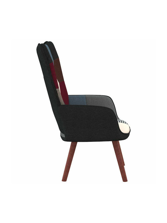 Ohrensessel Patchwork 61.5x69x95.5cm