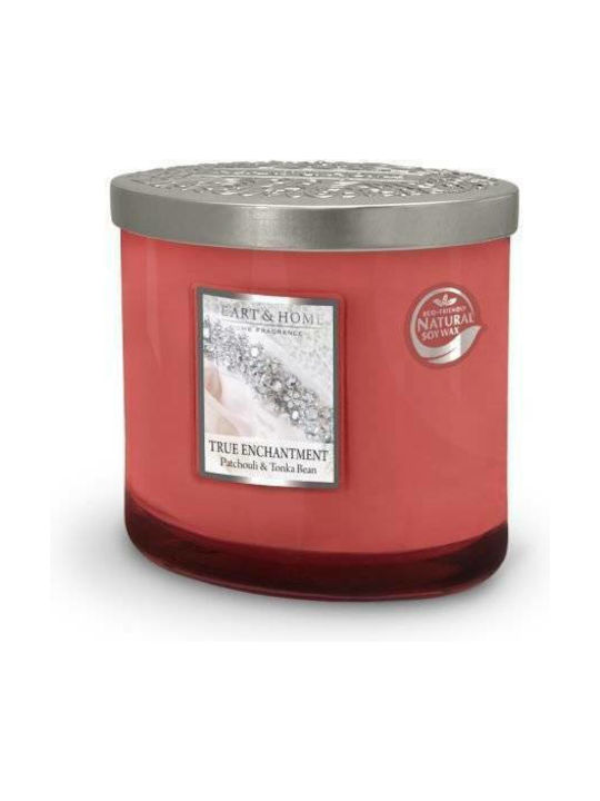 Heart & Home Aromatic Soy Candle Double Wick in Jar with True Charm Perfume 230g