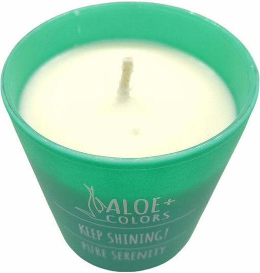 Aloe Colors Αρωματικό Κερί Σόγιας Pure Serenity σε Βάζο με Άρωμα Μανόλια 220gr
