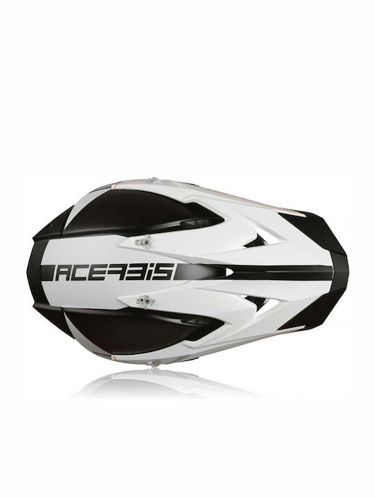 Acerbis X-Track VTR White/Black Κράνος Μηχανής Motocross ECE 22.05