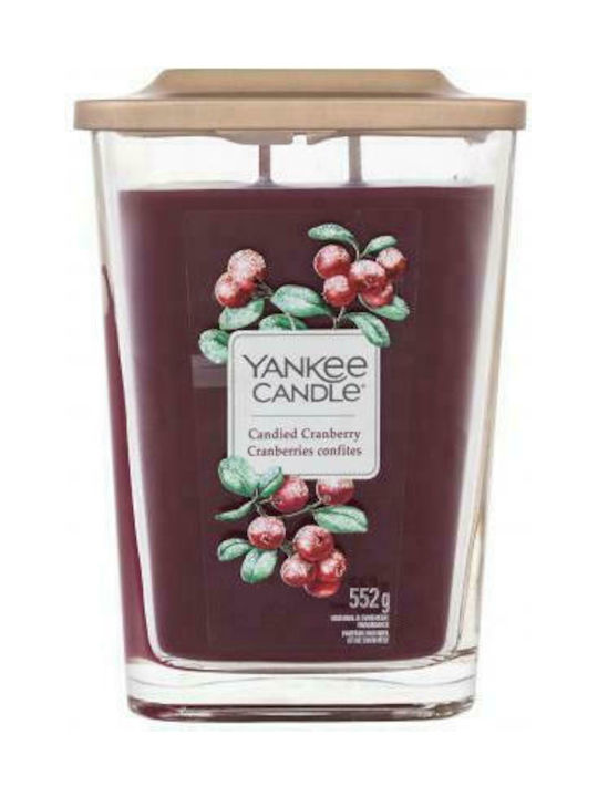 Yankee Candle Αρωματικό Κερί Elevation Collection σε Βάζο Cranberry 552gr