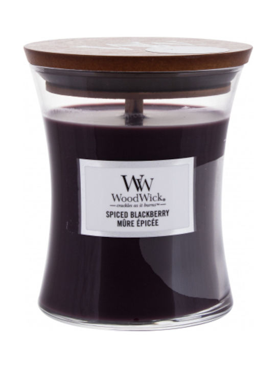 WoodWick Αρωματικό Κερί σε Βάζο με Άρωμα Spiced Blackberry 275gr