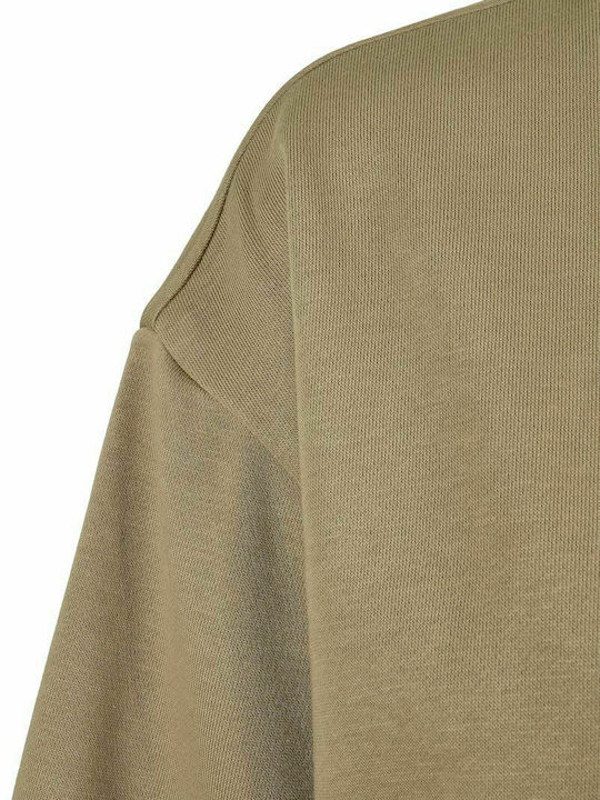 TB4101 Long Women's Cardigan Khaki