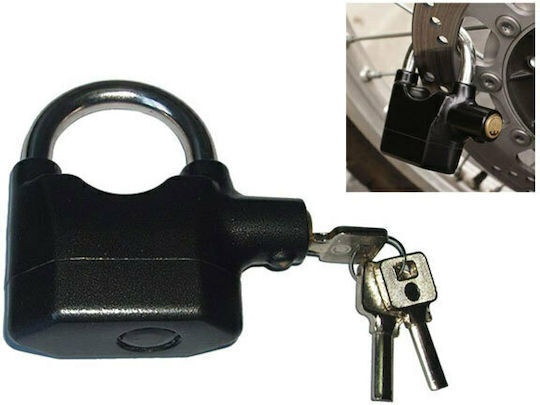 Motorcycle Disc Brake Lock with Black Alarm Color