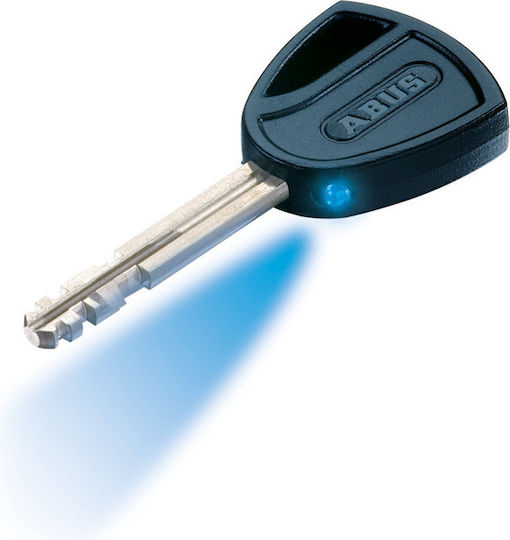 Abus Granit Detecto X Plus 8077 Motorcycle Disc Brake Lock with Alarm & 13mm Pin in Black GL0523