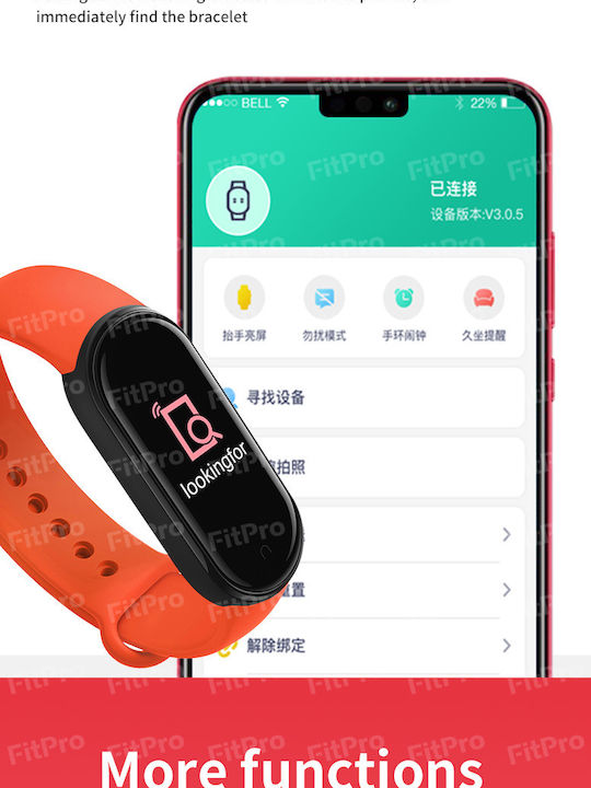 M6 Smart Band Red