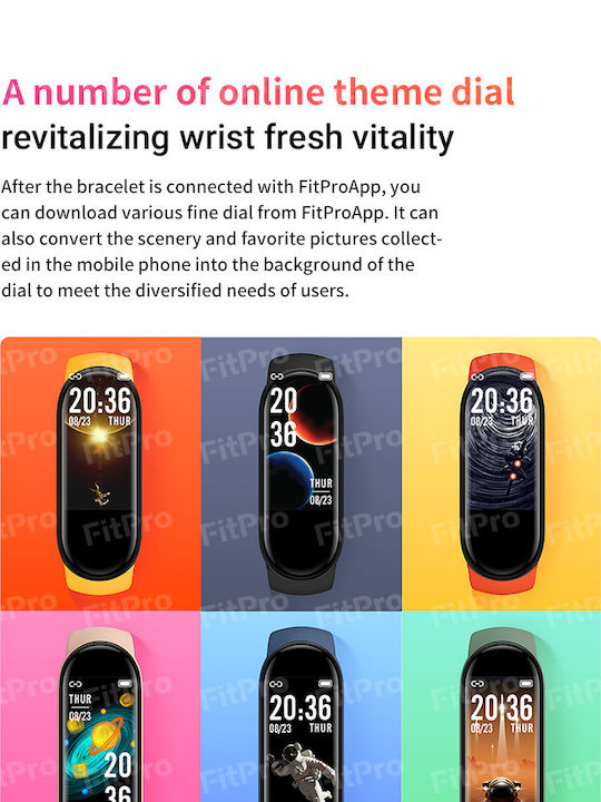 M6 Smart Band Red