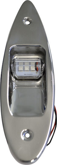 Eval Boat Light Without Pole Side Navigation Lights Inox 12v 01333