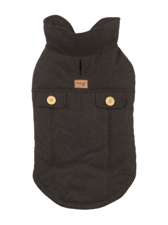Vitakraft Hundemantel Schwarz mit Rückenlänge 35 cm.