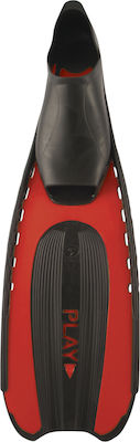 Salvas Play Swimming / Snorkelling Fins Medium Red Red