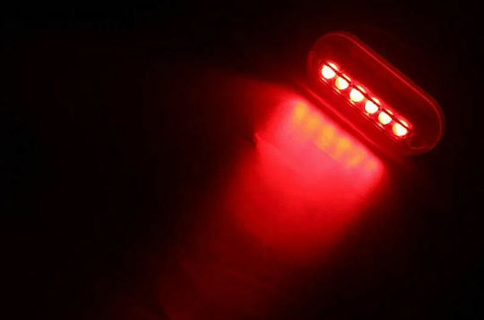Eval Φανός Σκάφους Χωρίς Ιστό Φώτα Υποβρύχια Led 12V Κόκκινο 02306-R