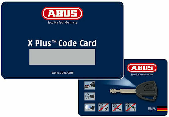 Abus Granit Sledg 77 Κλειδαριά Δισκόφρενου Μοτοσυκλέτας με Διάμετρο Πείρου 13mm Κόκκινο Χρώμα