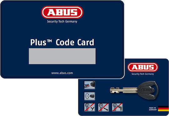 Abus CityChain 1010/170 170cm Motorcycle Anti-Theft Chain with Lock in Black