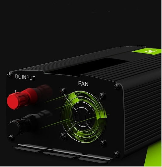 Green Cell Car Inverter Modified Sinewave 300W to Converter 12V DC in 230V AC with 1xUSB