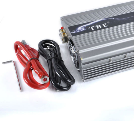 Factory TBE Inverter Αυτοκινήτου Τροποποιημένου Ημιτόνου 3000W για Μετατροπή 24V DC σε 220V AC