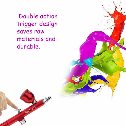 Airbrush 2ml 1bar with Injector 0.3mm Set