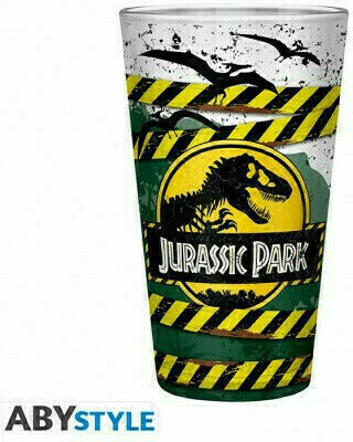 Abysse Jurassic Park Pahar Pentru Apă Din Sticlă Verde 400ml