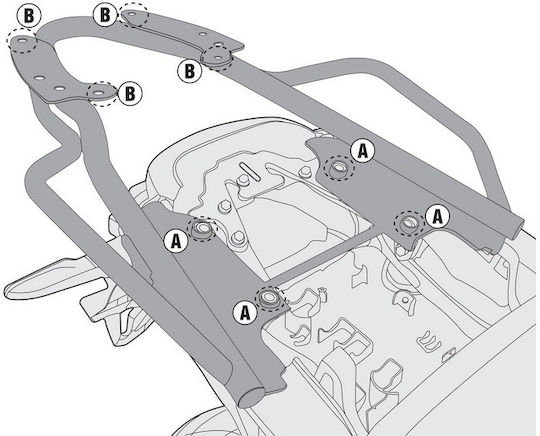 Givi Rack for Honda Crossrunner Honda Crossrunner 800 2015-2018