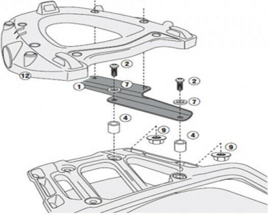 Givi Rack for Triumph Tiger Triumph Tiger Sport 2013-2018