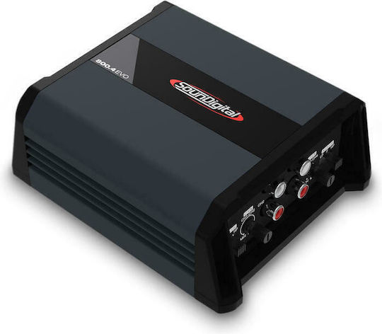 SounDigital Ενισχυτής Αυτοκινήτου SD800.4D EVO 4 Καναλιών (Κλάση D)