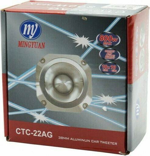 Tweeter Auto Rotund CTC-22AG 105dB 800 de wați