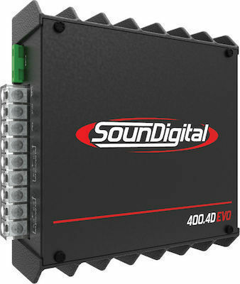 SounDigital Ενισχυτής Αυτοκινήτου SD EVO 2 Καναλιών (Κλάση D)