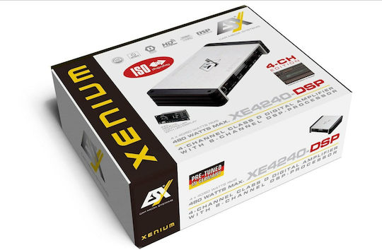 Esx Xenium XE4240-DSP Ενισχυτής Αυτοκινήτου 4 Καναλιών (Κλάση D)