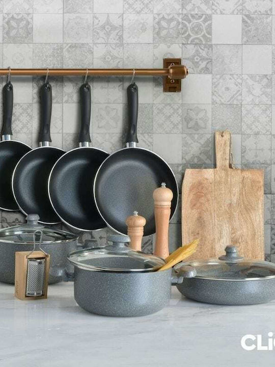 Click Pan made of Aluminum with Non-Stick Coating 24cm