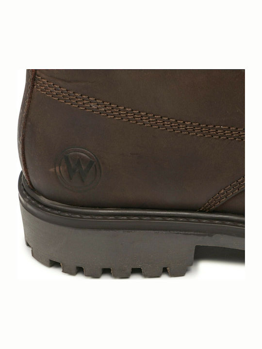 Arch Leder Braun Stiefel