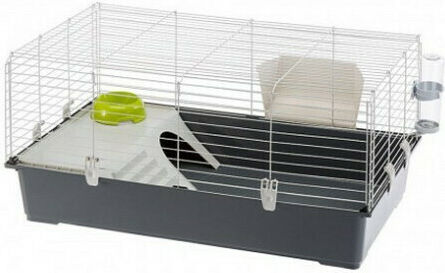 Ferplast Cage Rabbit 100 Κλουβί Τρωκτικού Grey 95x57x46cm 95x57x46cm