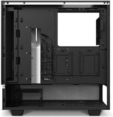 NZXT H510 Flow Gaming Midi Tower Κουτί Υπολογιστή με Πλαϊνό Παράθυρο Matte White