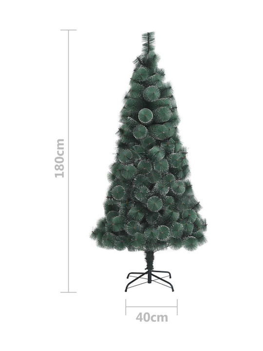 Christmas Green Tree with Metallic Base H180cm