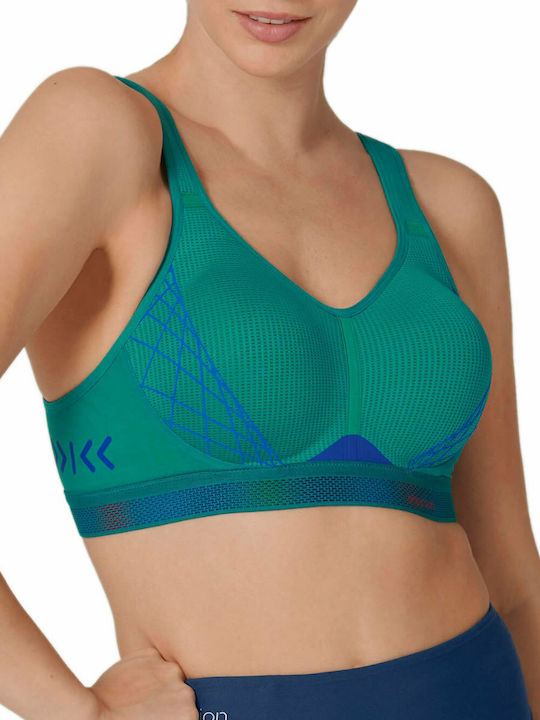 Triaction Cardio Cloud P EX Athletic Athletic Bra with Light Padding without Underwire Green 10205923-6644