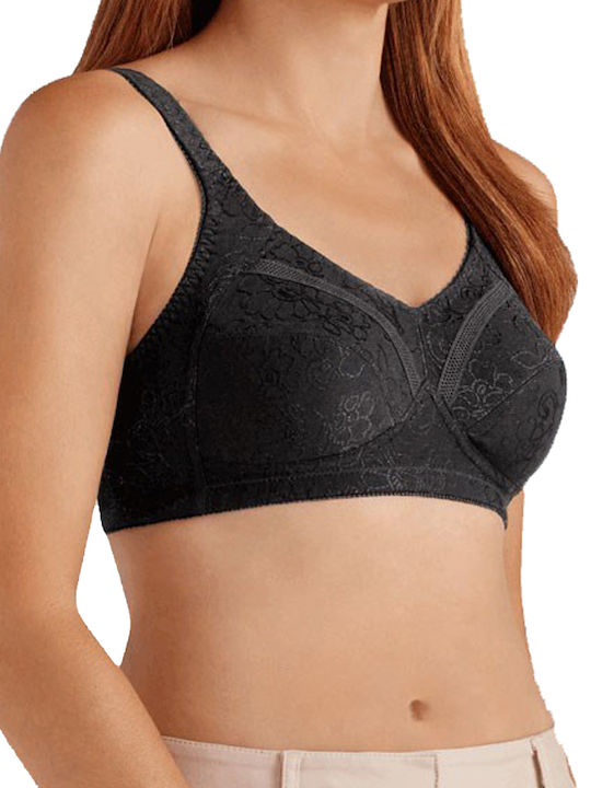 Nora Mastectomy Mastectomy Bra with Light Padding without Underwire Black