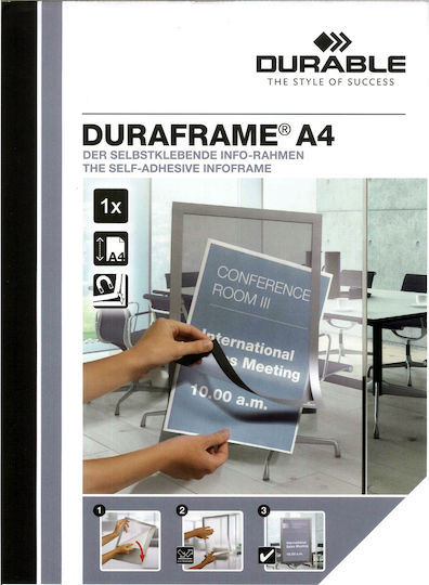 Durable 4872 Adhesive Frame A4 2τμχ