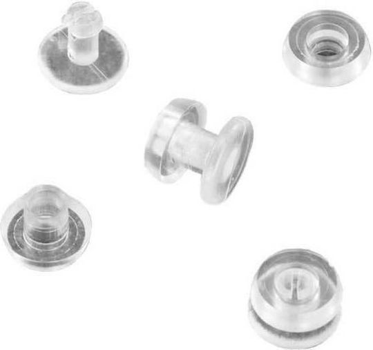 Next Nagel Buchbinden 7.5mm Transparenter Kunststoffstift φ12mm Länge 7,5mm 1000 Stück 1000Stück