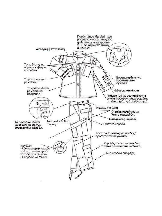 Survivors ACU Tactical Men's Trouser Black